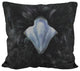 18 in. Black Raven Face Decorative Throw Pillow