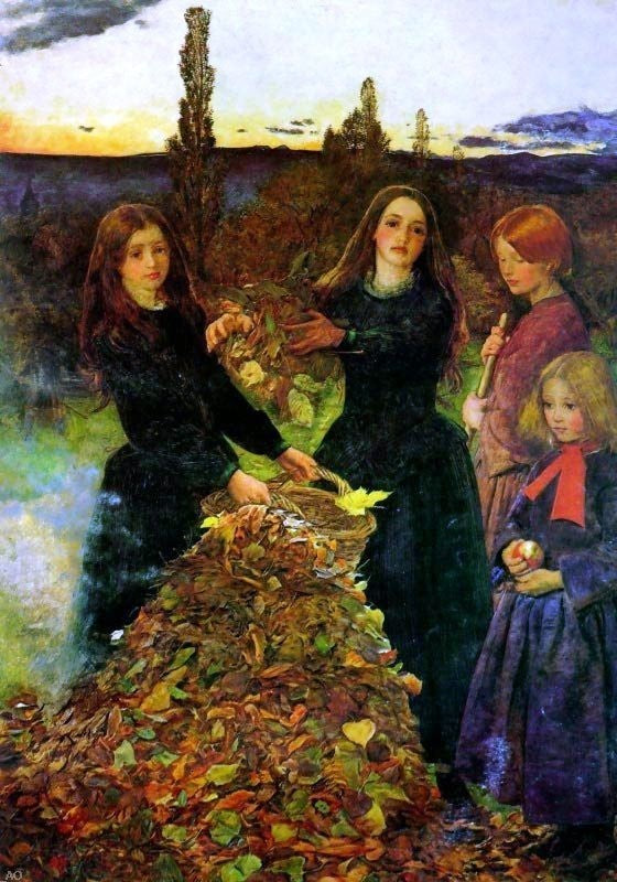 Sir Everett Millais Autumn Leaves Wall Decal