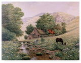 Bill Makinson 'Grazing' Canvas Art, 32"x24"