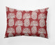 14x20" Pineapple Pattern Nautical Decorative Indoor Pillow, Ligonberry Red