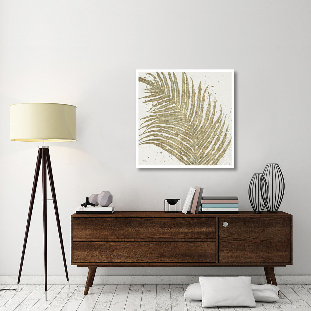 "Gold leaves I" Digital Paper Print by Wellington Studio, 38"x38"