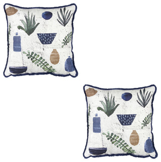 Pillow, Set of 2, 15" Cotton
