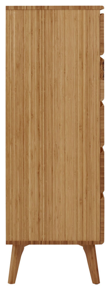 Azara Five Drawer Chest, Caramelized