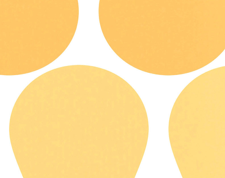 18"x30" Watermelon Seeds, Geometric Print Kitchen Towel, Yellow