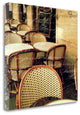 "Paris Bistro Letter" By Sue Schlabach, Giclee Print on Gallery Wrap Canvas