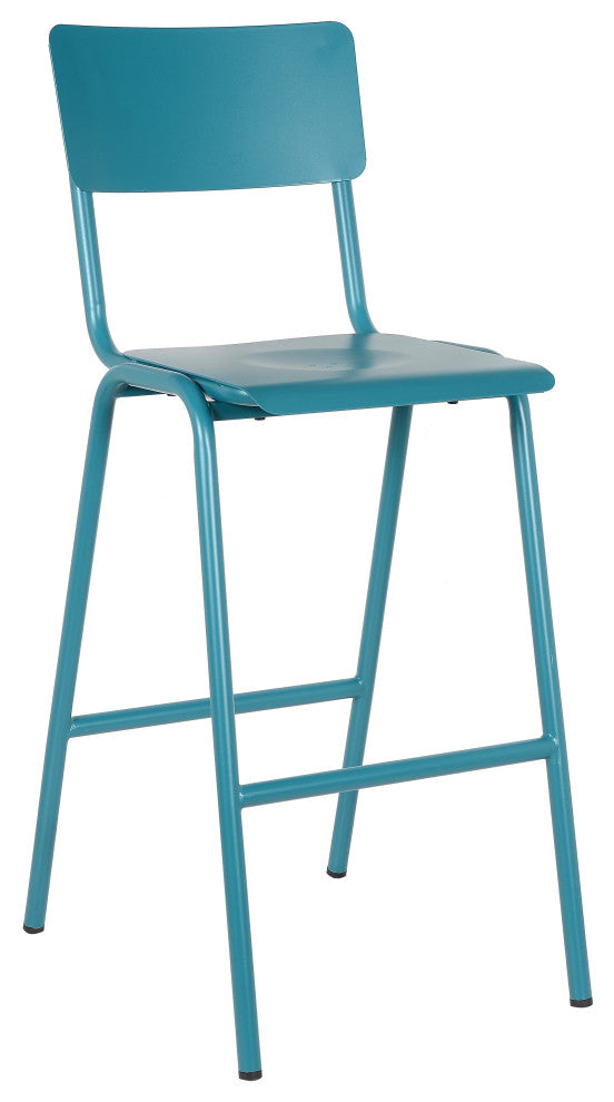 Corrisa 30'' Patio Bar Stool, Frosted Teal (Set of 2)