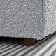 Commix Down Filled Overstuffed Boucle Fabric Armless Chair, Light Gray