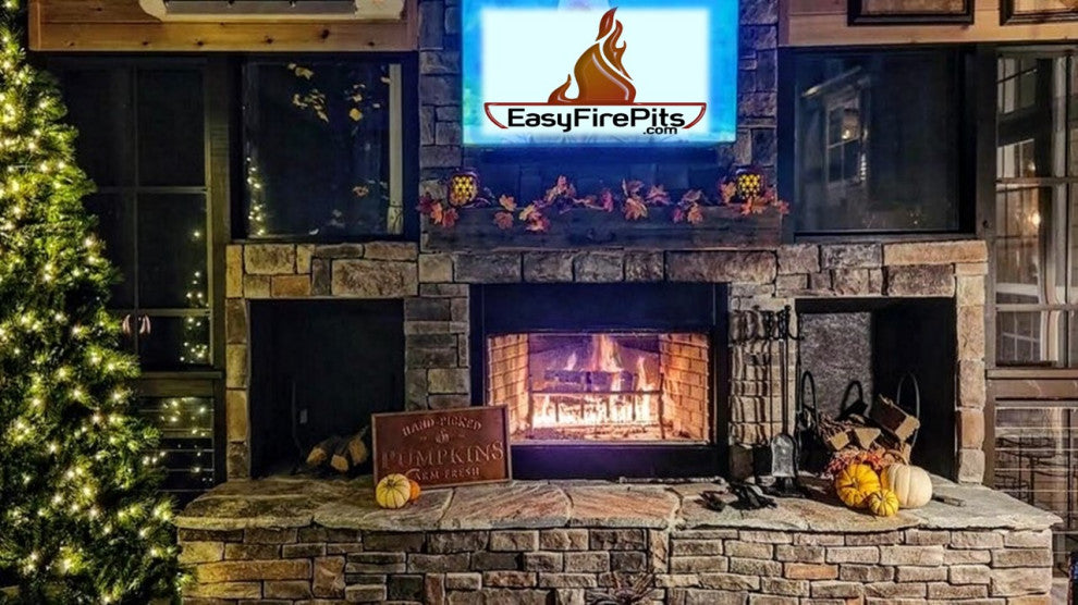 Single Linear Log Lighter Burner 316 Stainless Steel, 24"