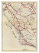"San Benito, Fresno, Monterey, San Luis Obispo, Kings, Kern" Paper Art, 24"x32"