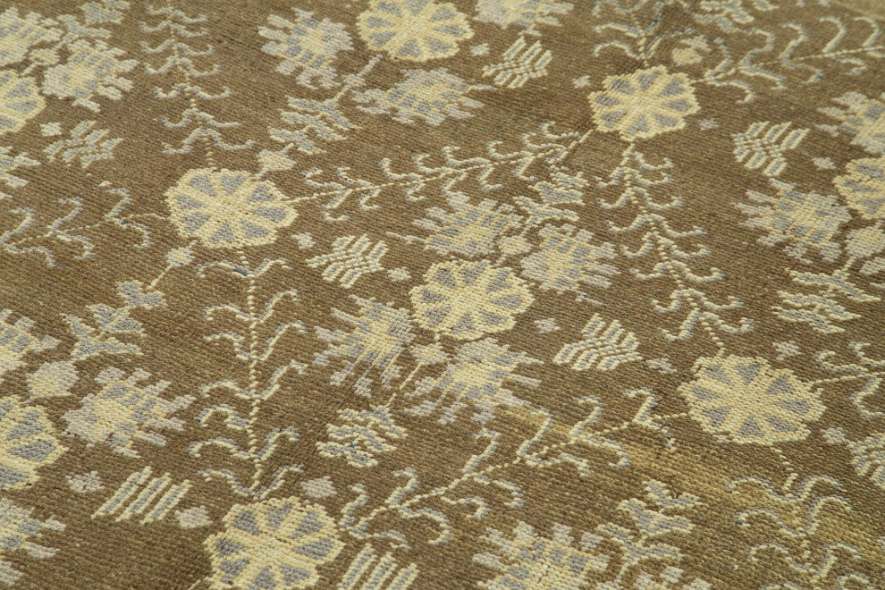 Rug N Carpet - Handmade Oriental 4' 11'' x 8' 3'' Distressed Wool Rug