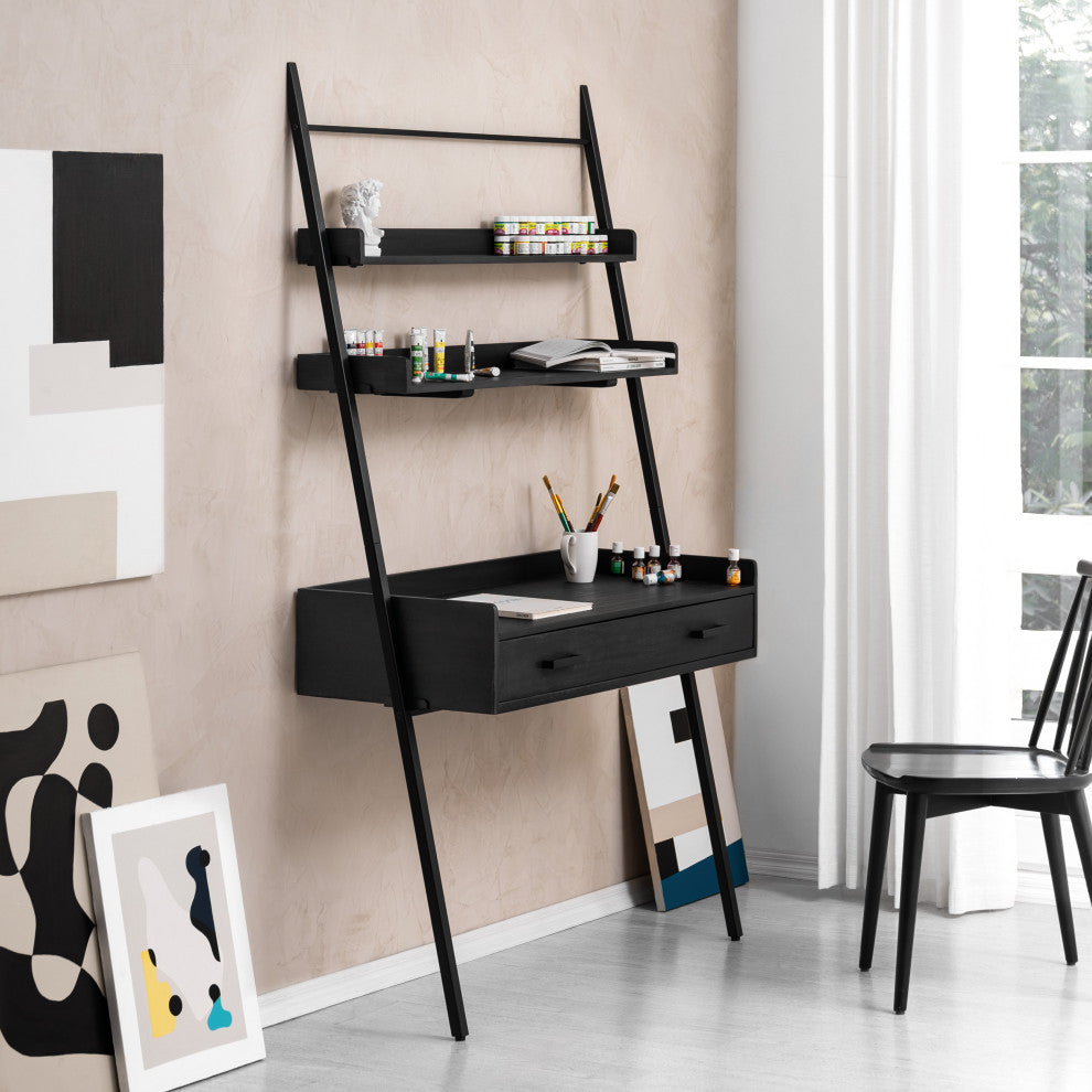 Champier Ladder Desk, Black