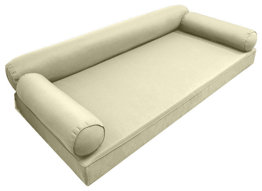 Style6 Twin Pipe Trim Outdoor Mattress Bolster Slip Cover COMPLETE SET AD005