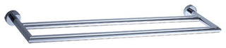 Lacava Ronda Collection Double Towel Bar, Polished Chrome