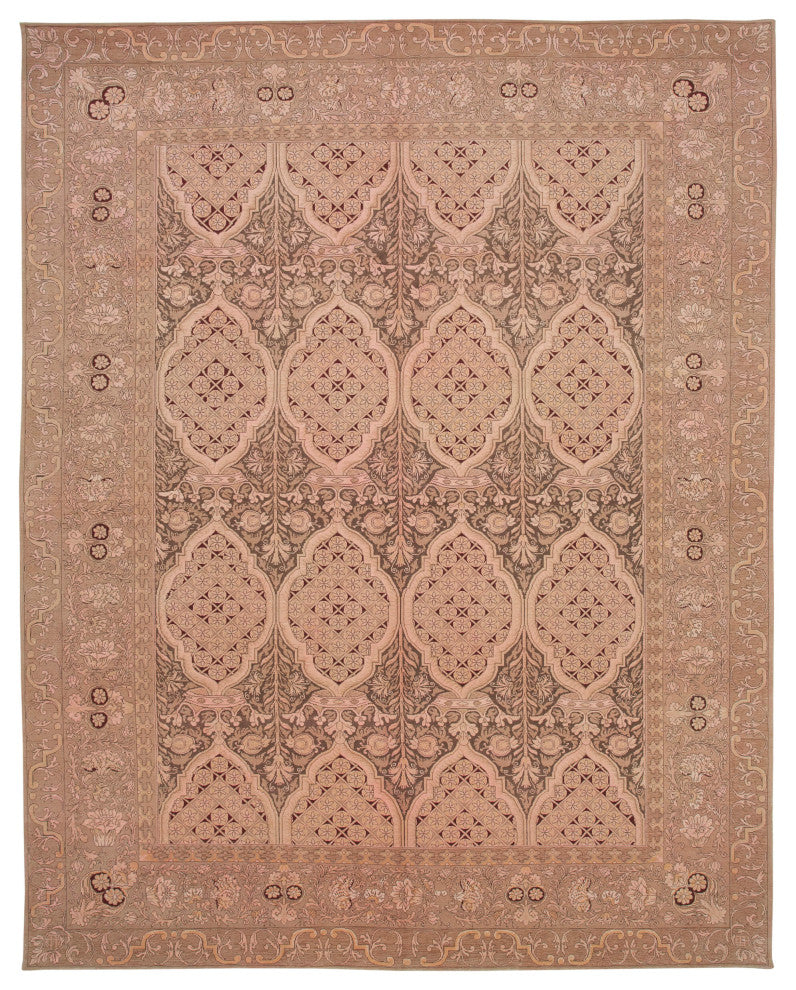 Rug N Carpet - Hand-Knotted Oriental 10' 2" x 12' 11" Soft Oushak Area Rug