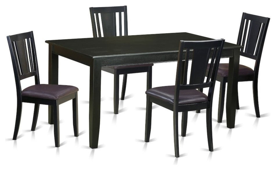 5-Piece Dining Room Set, Dining Table And 4 Chairs For Dining Chairs