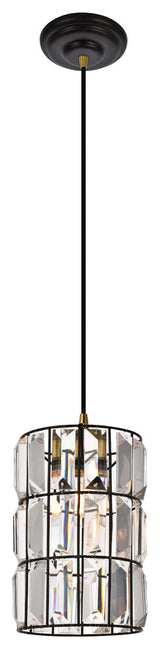 Blair Collection Pendant, 7.1"x11.5", 1-Light, Oil Rubbed Bronze Finish