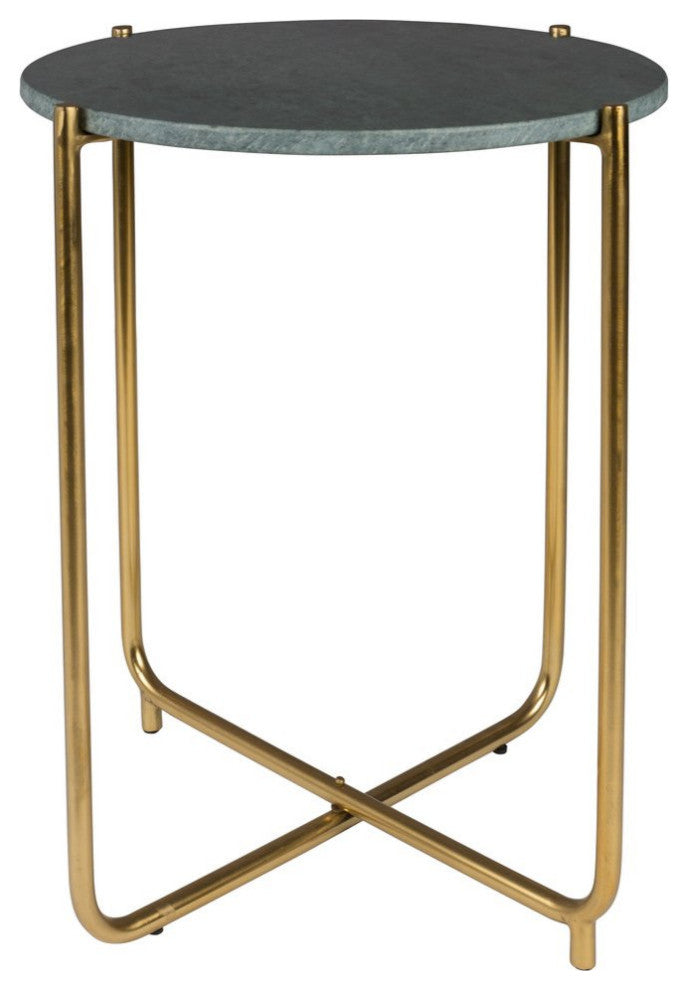 Green Marble Side Table | DF Timpa