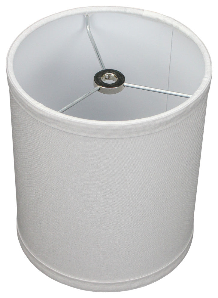 Fenchel Shades 6"x6"x7" Spider Attachment Drum Lamp Shade, Linen Shadow