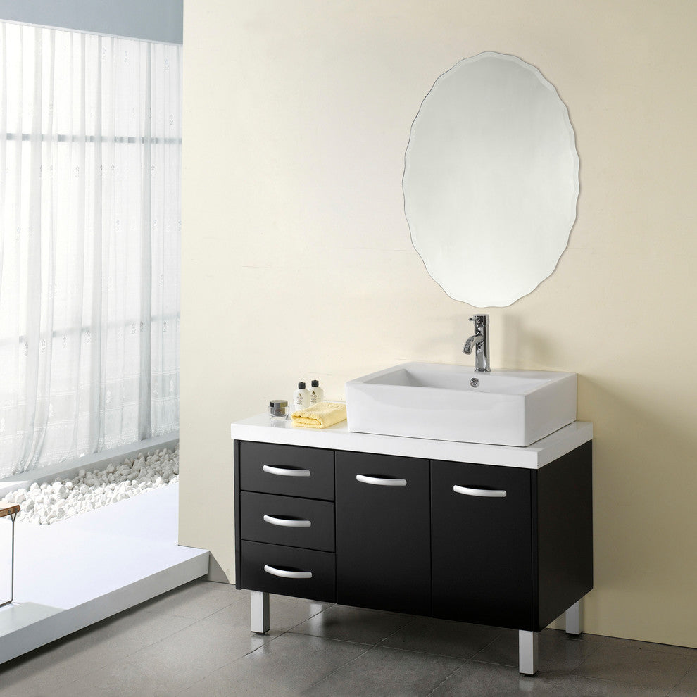 Myrlin Large Frameless Wall Mirror 20"x28"