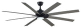 Fanimation Levon Custom-KIT-72-LK Levon Custom 72" 8 Blade LED - Black /