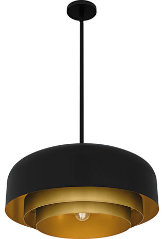Quoizel FRK2822 Frankie 4 Light 22"W Pendant - Matte Black