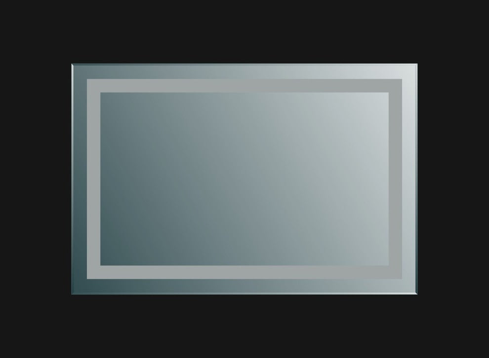 Eviva Evmr34-24x30-Led Lite Modern Bathroom Vanity Backlit Lighted Led Mirror