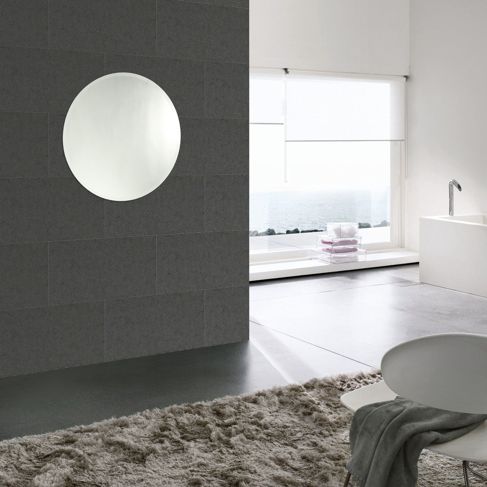 Dodson Large Frameless Wall Mirror 23"x23"
