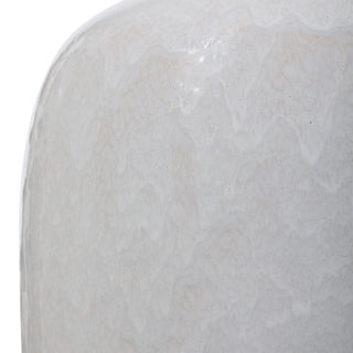 Uttermost Winterscape White Glaze Table Lamp