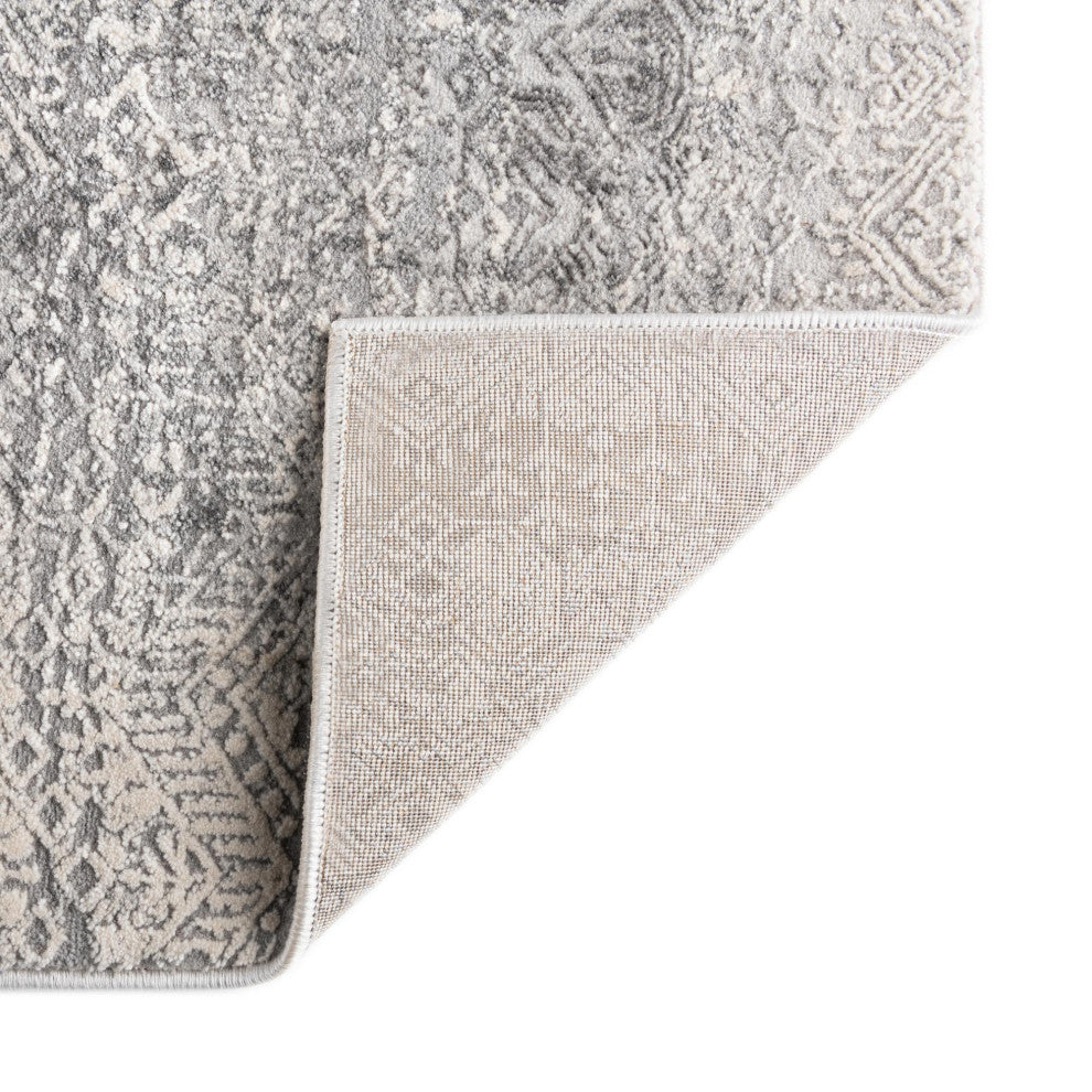 Unique Loom Sarah Finsbury Rug, Gray, 5'3"x5'3" Octagon