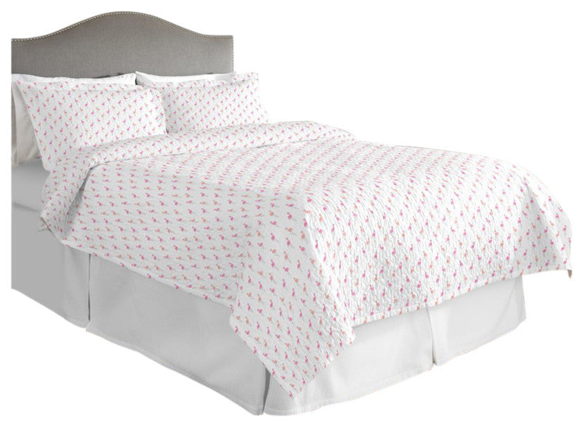 Pointehaven 200 TC Printed Quilt Set