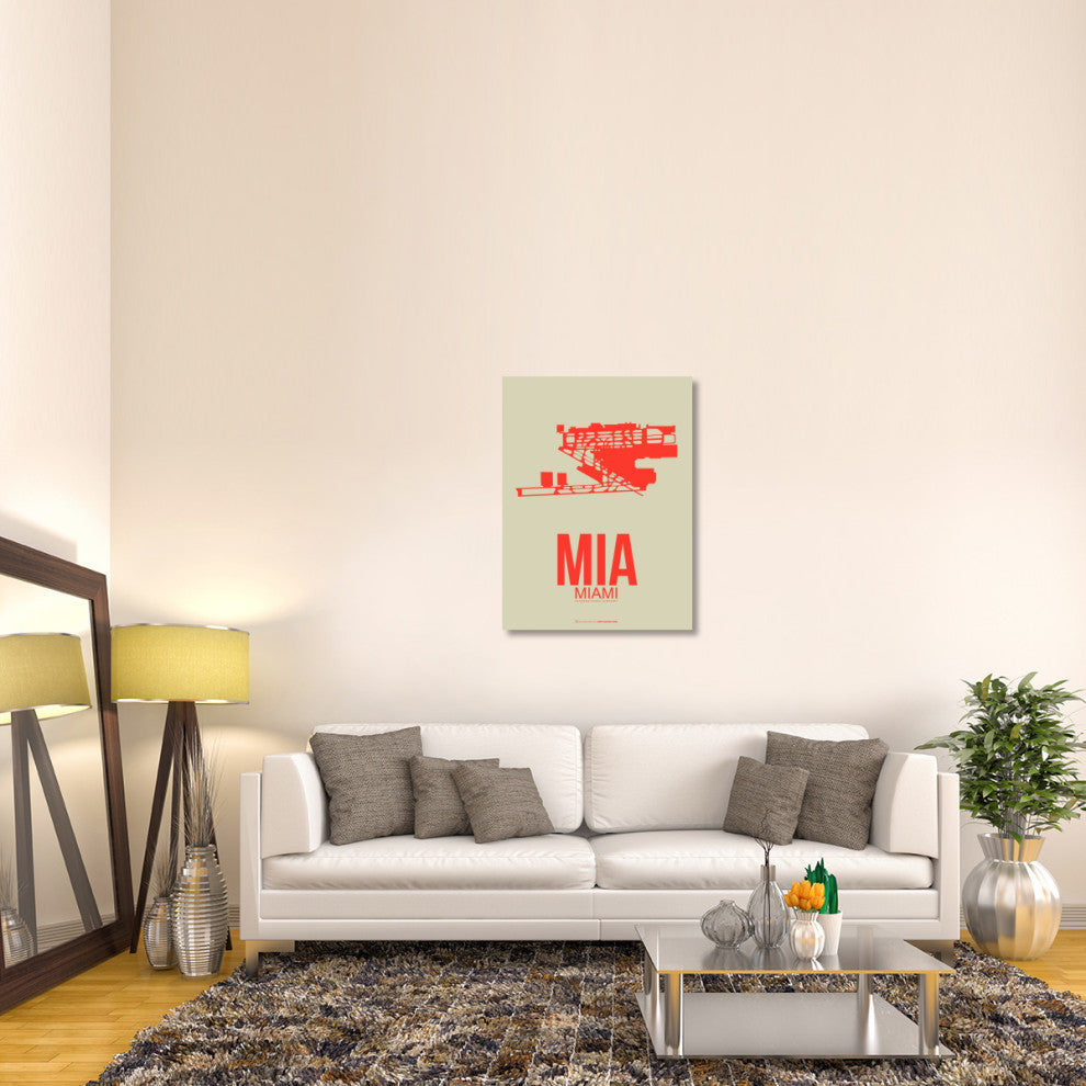 "MIA Miami Poster 3" Fine Art Print