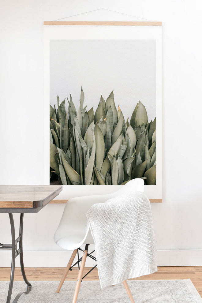 Romana Lilic/La76 Photography Moonshine Snake Plant Art Print and Hanger