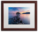 Pierre Leclerc 'Whytecliff Sunset' Matted Framed Art, Wood Frame, White, 20x16