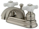 Kingston Brass 4" Centerset Bathroom Faucet, Brushed Nickel