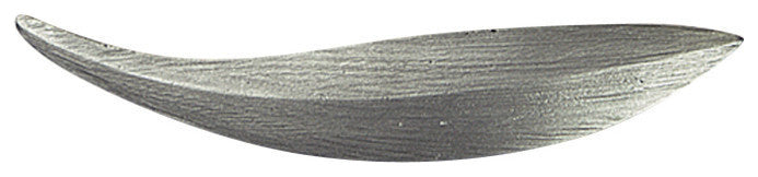 Leaf Cabinet Hardware Pull, Vintage Pewter