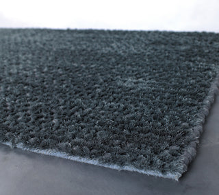 Strata Contemporary Area Rug, Dark Gray, 7'9" Round