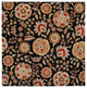 Surya Athena ATH-5017 Transitional Area Rug, Black, 4' Square