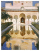 "Hall of the Ambassadors, Alhambra, Granada" Paper Art, 14"x18"
