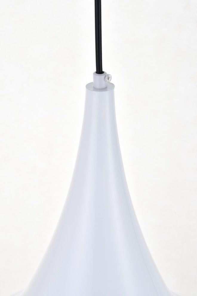 Courtney 1-Light White Pendant
