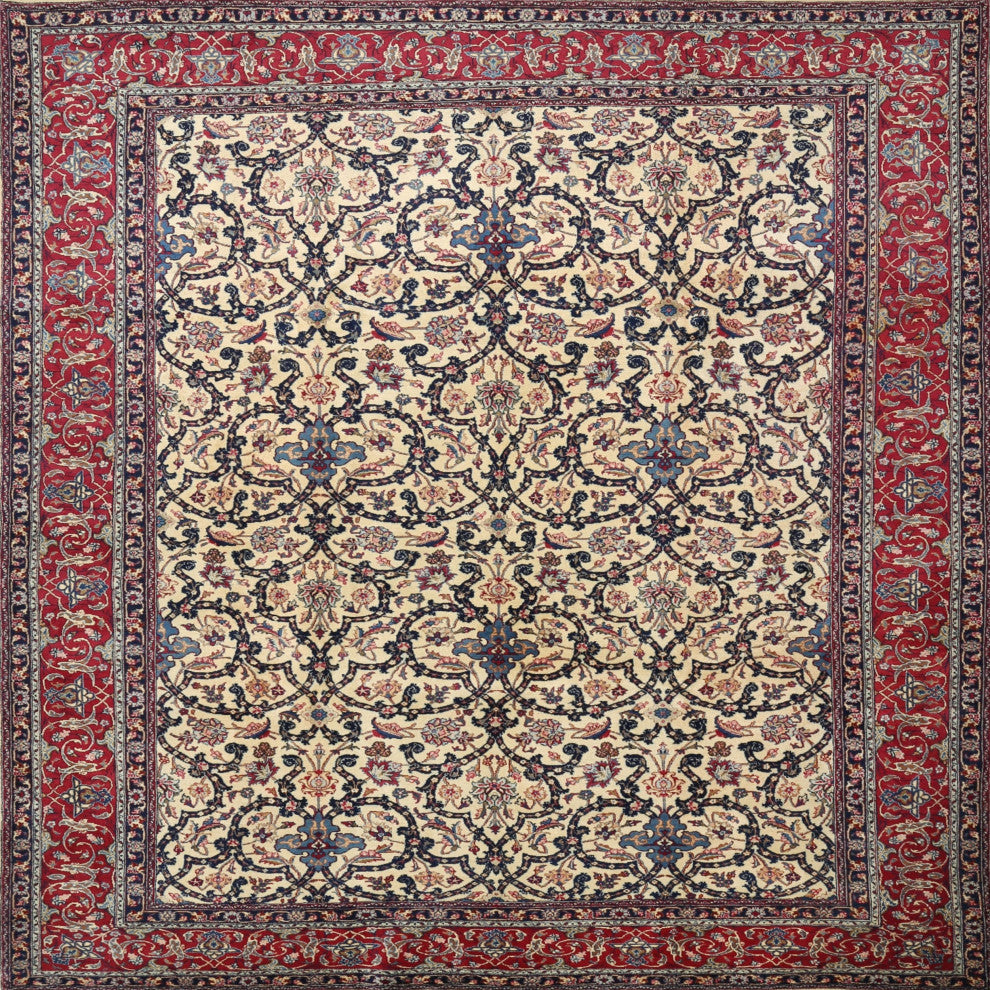 Ahgly Company Indoor Square Traditional Area Rugs, 6' Square