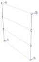 Pacific Grove 4 Tier 36" Ladder Towel Bar with Twist Accents, Matte White