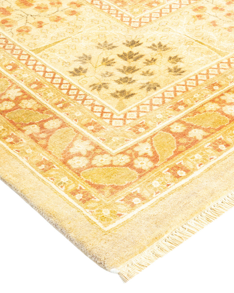 Jasmine, One-of-a-Kind Hand-Knotted Area Rug Ivory, 8'2"x10'6"
