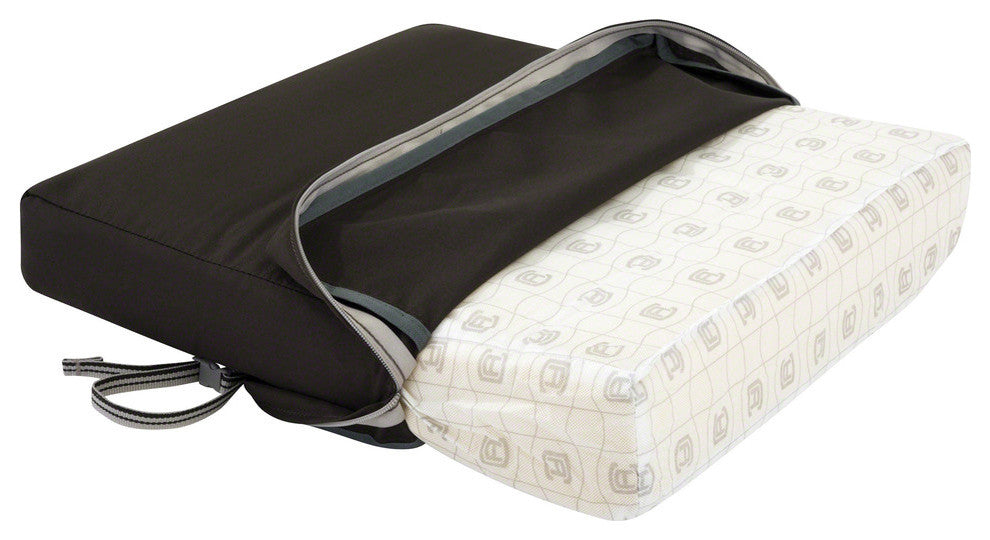 Patio Bench/Settee Cushion Slip Cover and Foam, Espresso, 42"x18"x3"