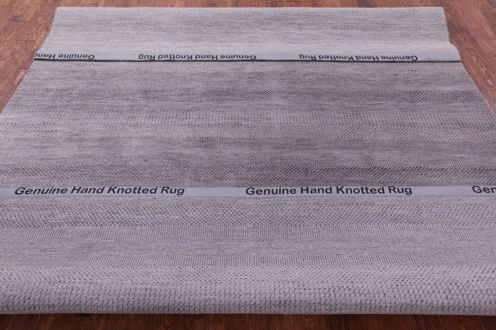 Savannah Grass Wool and Silk Handmade Rug 8' 0" X 9' 11" Q11432