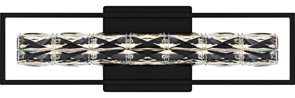 Quoizel PCDZ8524 Dazzle 24"W LED Bath Bar - Matte Black