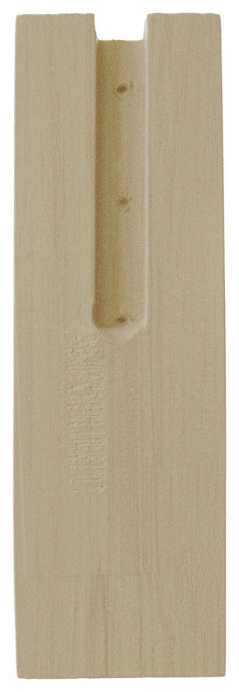 2 1/4"W x 5"D x 7"H Hamilton Traditional Bracket, Rubberwood