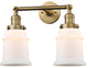 Franklin Restoration Canton 2 Light Bathroom Vanity Light, Brushed Brass, Matte