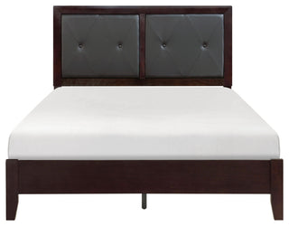 Lexicon Edina Contemporary Wood California King Bed in Espresso/Black