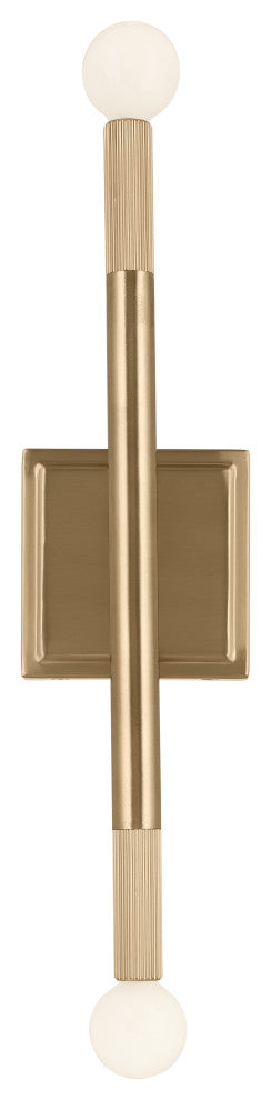Odensa 2 Light Wall Sconce, Champagne Bronze