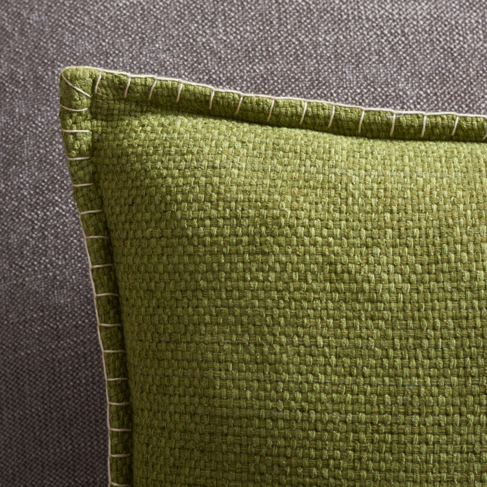 Safavieh Rhea Pillow, Olive/Natural